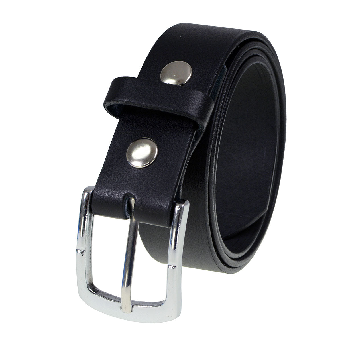 Milwaukee Leather Men's Black Classic Leather Belt, MP7114