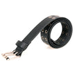 Milwaukee Leather Men's Black Grommet Cowhide Belt, MP7119