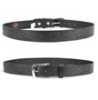 Milwaukee Leather Men's Black Engine Wings Leather Belt, MP7122