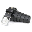 Milwaukee Leather Men's Black Engine Wings Leather Belt, MP7122