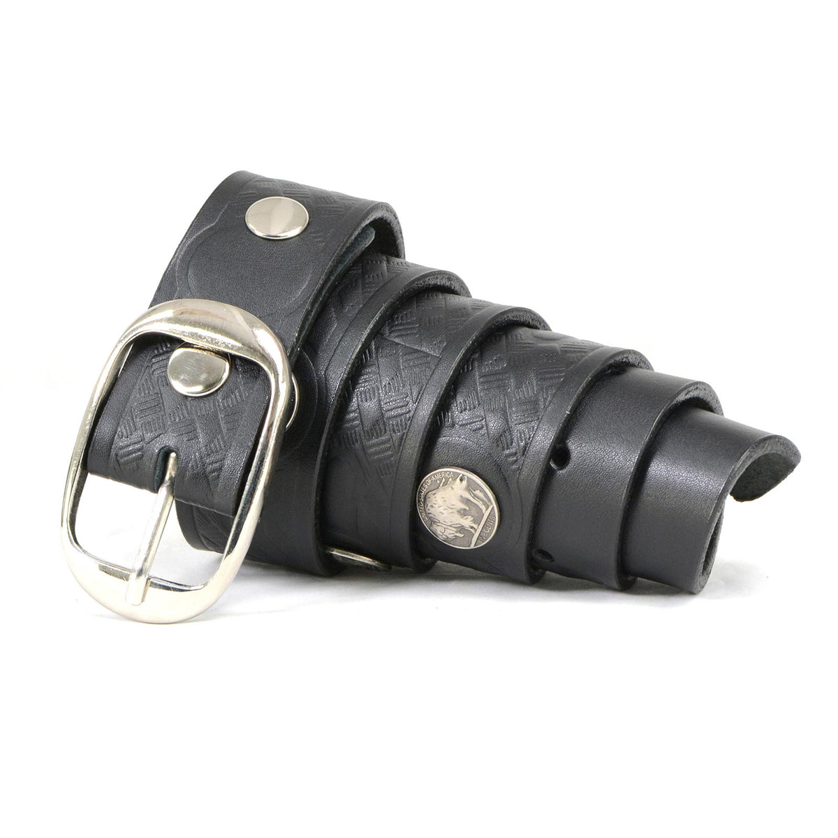 Milwaukee Leather Men's Black Belt MP7123