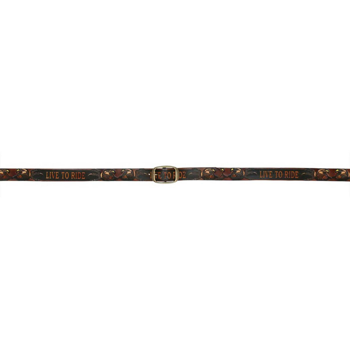 Milwaukee Leather Men's Live to Ride Eagle Genuine Leather Belt, MP7125