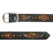 Milwaukee Leather Men's Live Free Eagle Genuine Leather Belt, MP7126