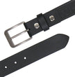 Milwaukee Leather Men's Black Frontier Star Leather Belt, MP7135