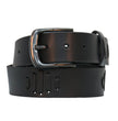 Milwaukee Leather Men's Slot Accent Black Genuine Leather Belt, MP7136
