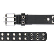 Milwaukee Leather Men's Double Prong Grommet Genuine Leather Belt, MP7137