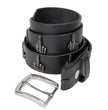 Milwaukee Leather Men's Finger Emblem Genuine Leather Belt, MP7142