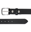 Milwaukee Leather Men's Black The Finger Genuine Leather Belt w/ Interchangeable Buckle - MP7142