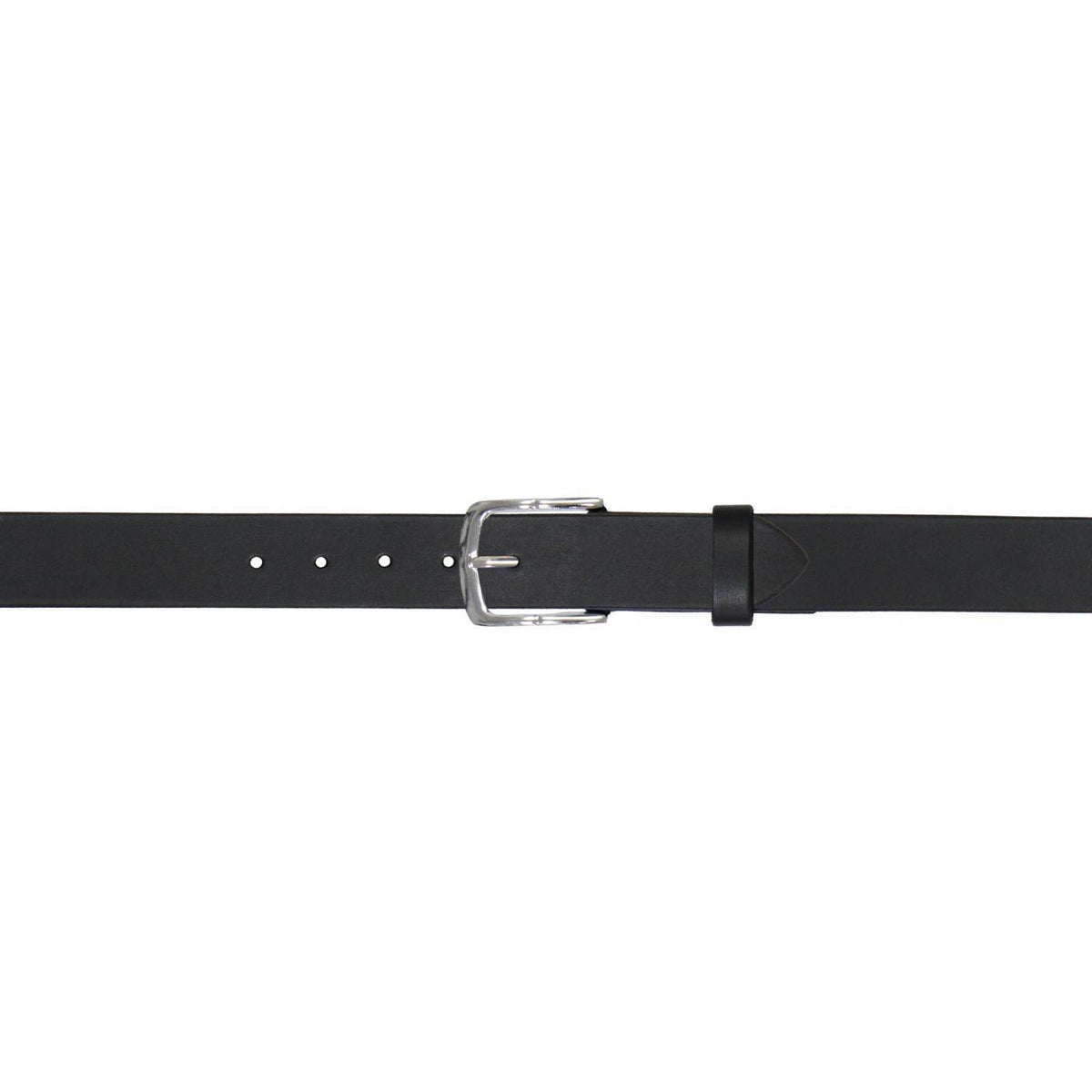 Milwaukee Leather Men's Black The Finger Genuine Leather Belt w/ Interchangeable Buckle - MP7142