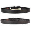 Milwaukee Leather MP7150 Men's Black Genuine Cowhide Leather Money Belt W/ Secure Front Buckle for Motorcycle Rider