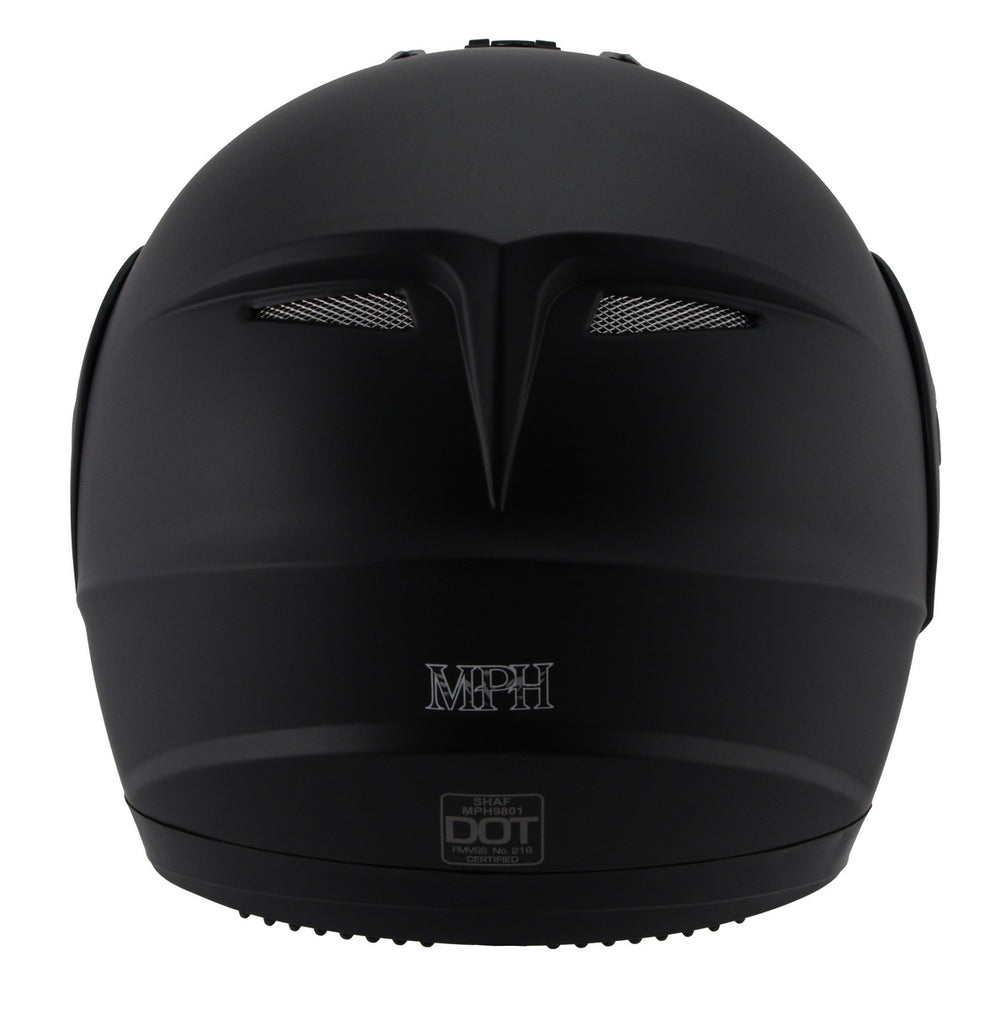 Milwaukee Performance Helmets MPH9801DOT Expedition Modular Matte Black Helmet
