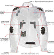 Milwaukee Leather Women's Be Cool Black/Grey Textile Motorcycle Jacket w/ CE Armor - MPL22700