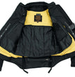 Milwaukee Leather Women's Be Cool Black/Purple Textile Motorcycle Jacket w/ CE Armor - MPL22701