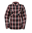 Milwaukee Leather MPL2604 Women’s Ember Flannel Biker Shirt - CE Approved Armor - Reinforced w/ Aramid Fiber