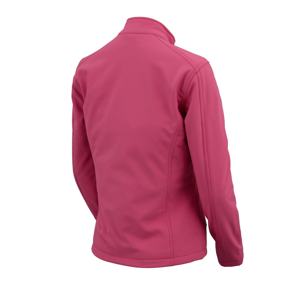 Milwaukee Leather MPL2763 Women's Fuchsia Waterproof Lightweight Soft Shell Jacket
