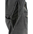 Milwaukee Leather MPM1620 Men's Black Flannel Biker Shirt w/ CE Approved Armor - Reinforced w/ Aramid Fibers