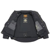 Milwaukee Leather MPM1623 Men's Black CE Armored Long Sleeve Biker Shirt Jacket Reinforced w/ Aramid Fibers