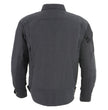 Milwaukee Leather MPM1623 Men's Black CE Armored Long Sleeve Biker Shirt Jacket Reinforced w/ Aramid Fibers