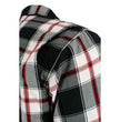 Milwaukee Leather MPM1625 Men's Armored Plaid Riding Shirt - CE Shoulder & Elbow Armor - Aramid Reinforced