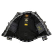 Milwaukee Leather MPM1630 Men's Plaid Flannel Biker Shirt w/ CE Armor - Reinforced w/ Aramid Fibers