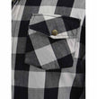 Milwaukee Leather MPM1633 Men's Plaid Flannel Biker Shirt with CE Approved Armor - Reinforced w/ Aramid Fiber