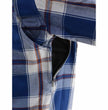 Milwaukee Leather Men's Plaid Flannel Biker Shirt with Aramid Fiber and Armor
