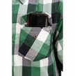 Milwaukee Leather MPM1651 Men's Plaid Flannel Biker Shirt with CE Approved Armor - Reinforced w/ Aramid Fiber