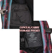 Milwaukee Leather MPM1654 Men's Plaid Flannel Biker Shirt with CE Approved Armor - Reinforced w/ Aramid Fiber