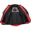 Milwaukee Leather Men's Venture Black/Red Textile Motorcycle Jacket w/ CE Armor - MPM17031