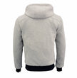 Nexgen Heat Men’s Silver Heated Hoodie Jacket – Winter Motorcycle Riding Gear for Cold Outdoors MPM1714SET