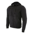 Milwaukee Leather Men's Black Streetguard Riding Hoodie - Aramid Reinforced with CE Shoulder and Elbow Armor - MPM1788