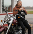 Milwaukee Leather Men's Streetguard Riding Hoodie - Aramid Reinforced with CE Shoulder and Elbow Armor