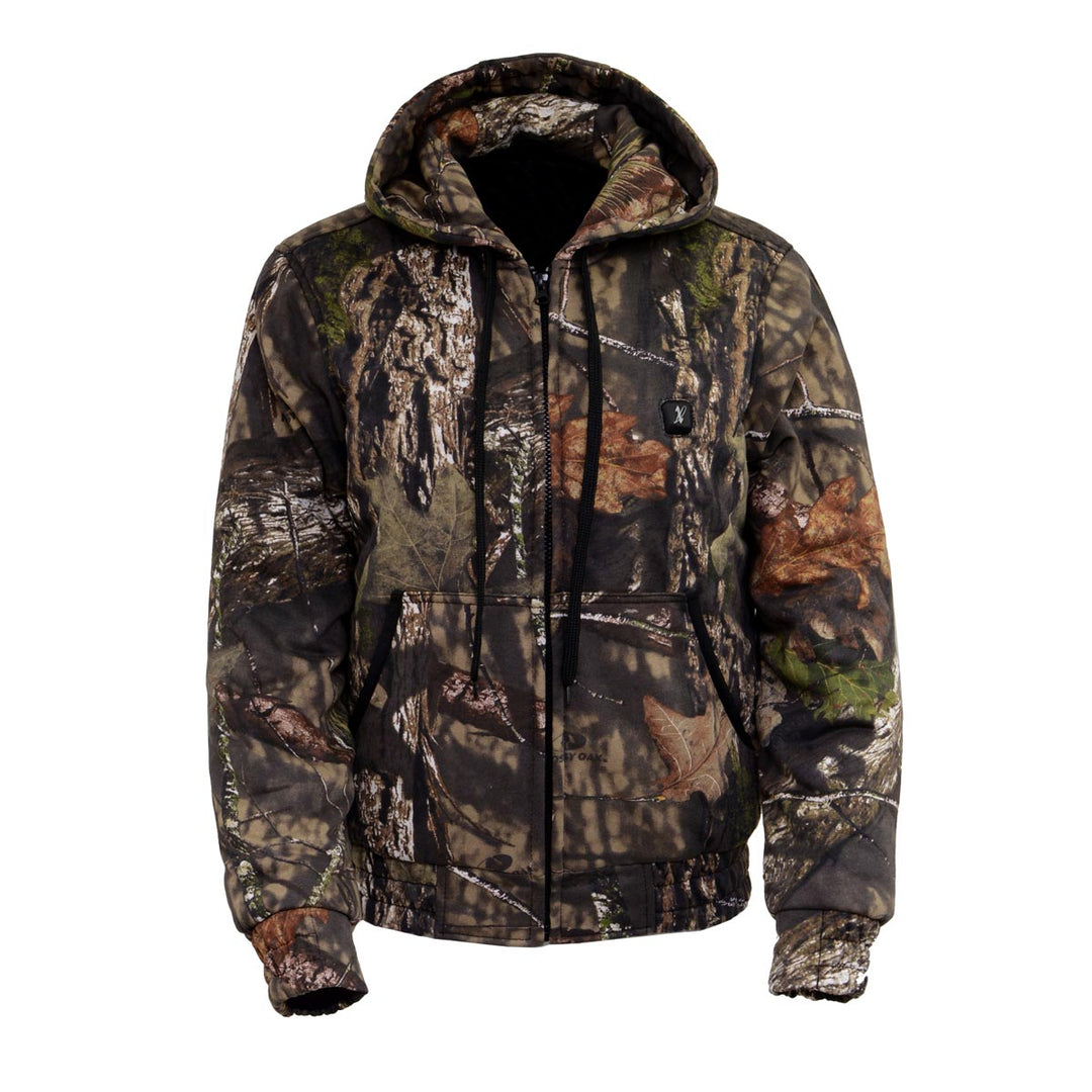 Nexgen Heat NXL2776SET Women’s Heated Zipper Camouflaged Hoodie Warming - for Winter Cold Weather Riding Outdoors