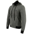 Nexgen Heat Men’s Black Heated Hoodie Jacket – Winter Motorcycle Riding Gear for Cold Outdoors MPM1713SET