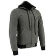 Nexgen Heat Men’s Black Heated Hoodie Jacket – Winter Motorcycle Riding Gear for Cold Outdoors MPM1713SET