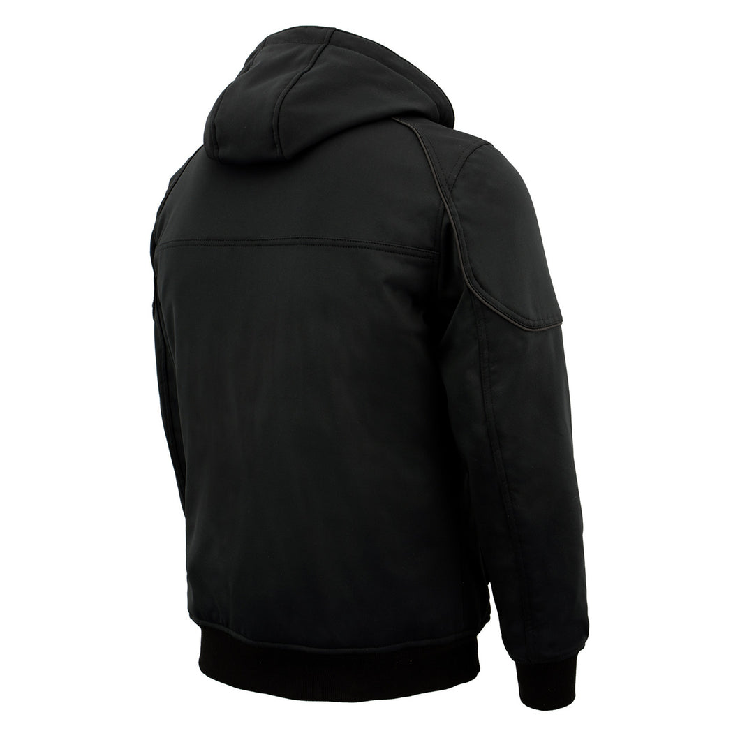 NexGen Heat Men’s Heated – Soft Shell Racing Style  Jacket, 7.4V, 3 Heat Levels, Night Visibility – Cold NXM1761SET