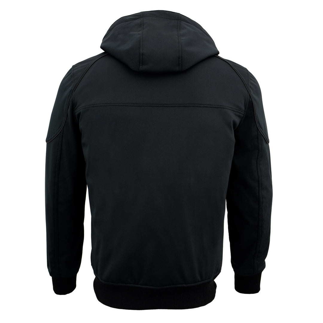 NexGen Heat Men’s Heated – Soft Shell Racing Style  Jacket, 7.4V, 3 Heat Levels, Night Visibility – Cold MPM1761SET