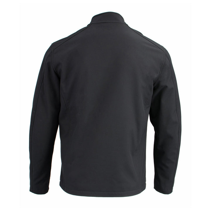 Nexgen Heat MPM1762SET Men’s Soft Shell Heated jacket - Black Standup Collar Jacket for Winter Cold Weather