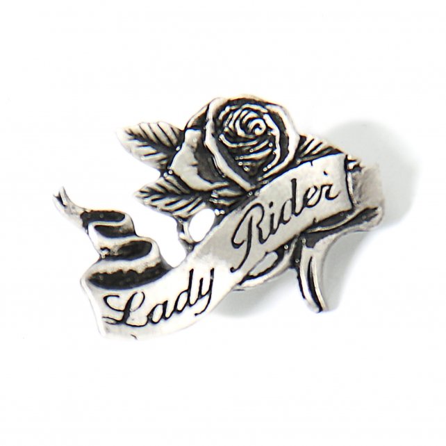Milwaukee Leather MLP9202 Lady Rider Pin For Jackets, Vest, Hats and Clothing