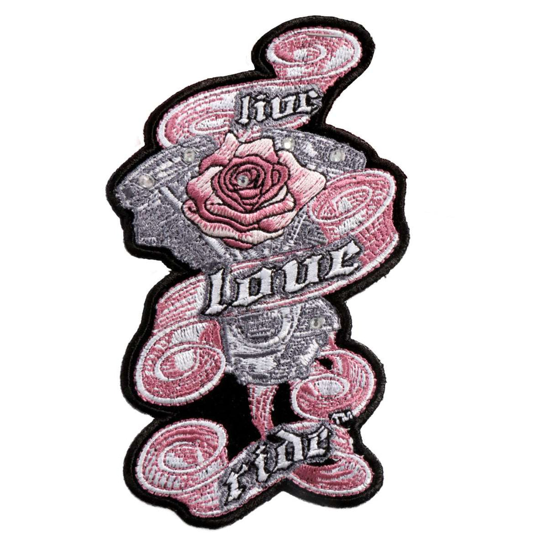 Hot Leathers Live Love Ride 3" Patch PPC3140