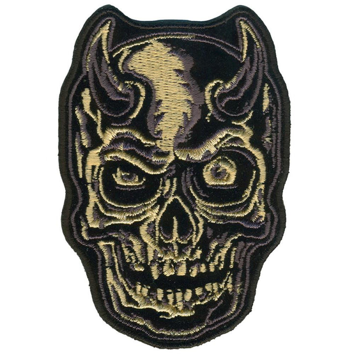 Hot Leathers PPQ1218 Devil Horn Skull 9&