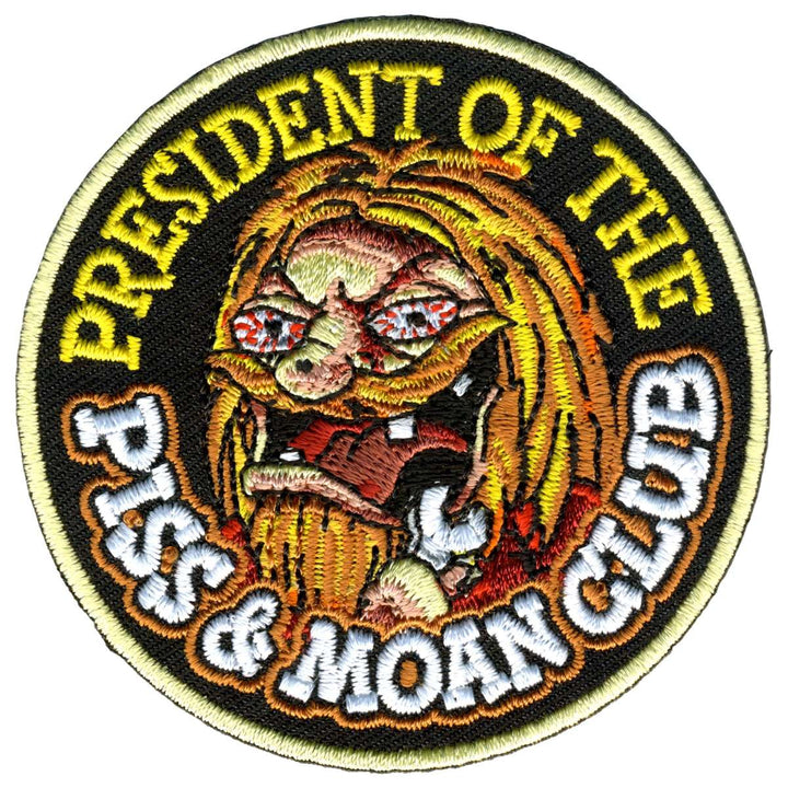 Hot Leathers 3" Piss &amp; Moan Club Patch PPQ1280