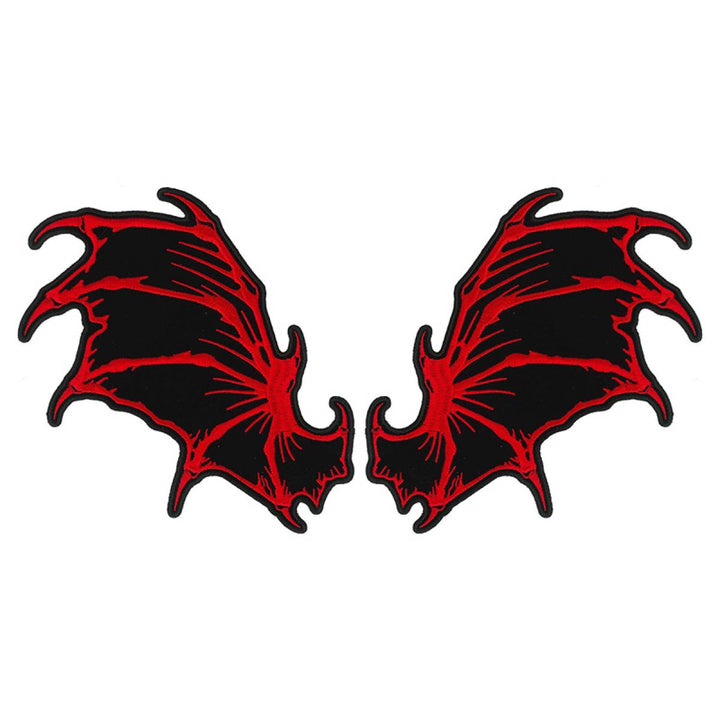 Hot Leathers PPQ1439 Dragon Wings 8" Patch
