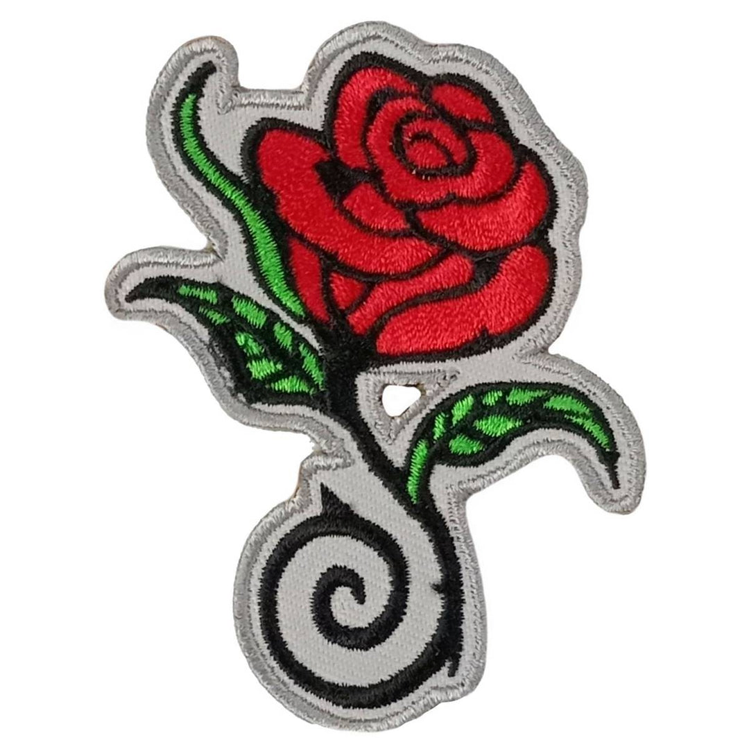 Hot Leathers Kid Rose Twirl 2.3" X 3" Embroidered Patch PPQ2370