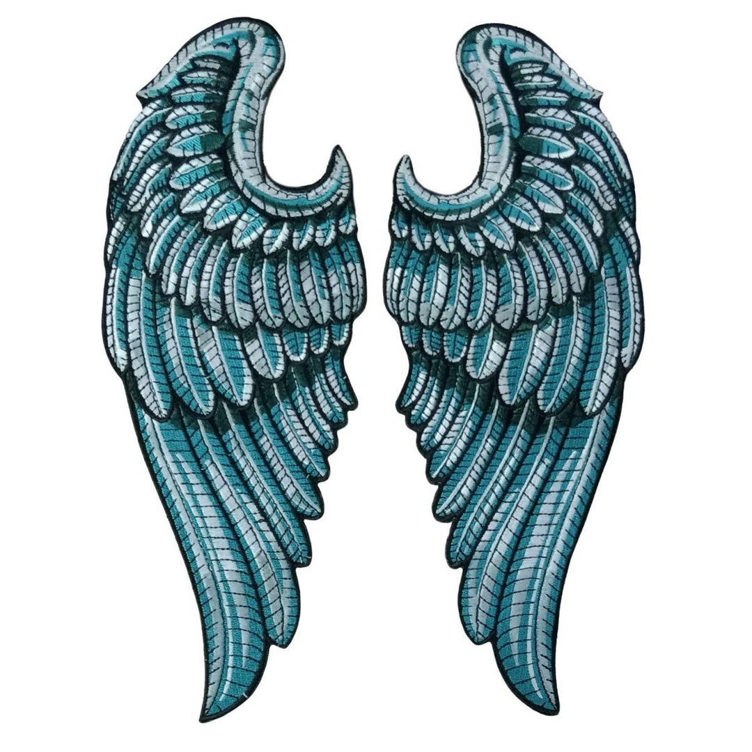 Hot Leathers Angel Wings 2 10" 7.9 X 9.6" Embroidered Patch PPQ2399