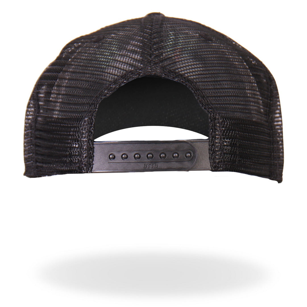 Hot Leathers PWA1004 Official Providence Cycle Worx Red Patch Snapback Hat
