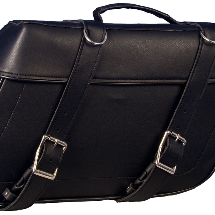 Hot Leathers SDA1002 Extra Large PVC Saddlebags 16X11X6