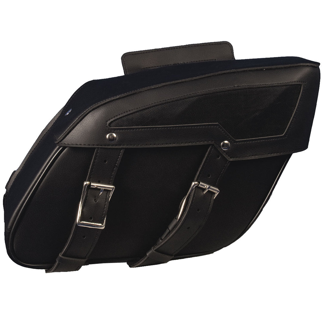 Hot Leathers SDC1004 Medium PVC Saddlebags 13X10X5