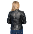 Milwaukee Leather SFL2805 Women's Black Quilted Mandarin Collar Fashion Casual Motorcycle Leather Jacket