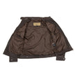 Milwaukee Leather Vintage SFL2811 Women's Brown Zipper Front Motorcycle Casual Fashion Leather Jacket
